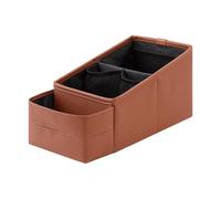 Car Organizer Front Seat, Armrest Storage Box, Interior Vehicle Holder, Multi Slot Compartment, Accessible Design for Cellphone Keys Bottles Snacks Tissue Sunglasses Travel Use 12.40x6.49x6.29 Inches