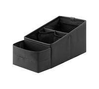 Car Organizer Front Seat, Armrest Storage Box, Interior Vehicle Holder, Multi Slot Compartment, Accessible Design for Cellphone Keys Bottles Snacks Tissue Sunglasses Travel Use 12.40x6.49x6.29 Inches