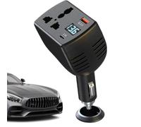 Car Outlet Adapter 150W DC 12V to AC 220V, Digital Display Converters