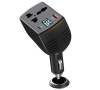 Car Outlet Adapter | 150W DC 12V to AC 220V Digital Display Inverter with U