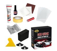 Car Paint Repair Kit - 10ml Quick-Drying Long-lasting Restorer, Vehicle Scratch Remover with Precision Applicator, Deep Polishs Formula for Bumper Door Boat Chip Dent Crack Maintenance
