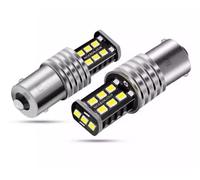 Car Passion P21W BA15S PAIRE DE LUMIÈRES DE JOUR DRL 15 LED CANBUS 6000K 100% SANS ERREUR AMPOULES LAMPES SPÉCIFICATIONS HAUTE QUALITÉ BLANC GLACE