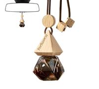 Car Perfume, Hangable Air Freshener, Space-Saving Rearview Scent Diffuser, Long-Lasting Fragrance Decor, Compact Bottle, (1 Piece), for Vehicle, Home, Travel, Offices Use