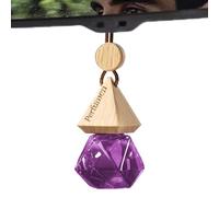 Car Perfume, Hangable Rearview Mirror Air Freshener, 2.36x1.18x1.18 Inches, Space-Saving Scent Diffuser for Vehicle Interior Beach Trips, Work, Vacation, Hiking, Business, Home