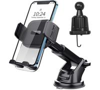 Car Phone Holder 3 In 1 Powerful Suction Cup And Air Vent Car Mount Holder Air Vent Mount Holder Dashboard Windshield 360° Rotation Universal For Iphone 16 Pro Max