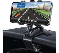 Car Phone Holder 360 Degree Rotation Dashboard Holder Compatible With Gps And Mobile Phones From 4.0 To 7.0 Inches Black
