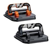 Car Phone Holder 360 Degree Rotation,Universal Anti-Slip & Anti-Shake Car Phone Mount with Horizontal/Vertical Screen Adjustment,Foldable Design for 4.5-6.5 inch Smartphones & GPS Navigation (MIX)