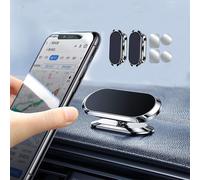 Car Phone Holder 360° Rotation Edge Portable Car Phone Holder Compatible With All Smartphones (2 Pack)