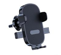 Car Phone Holder Air Vent Mount 360° Rotation Adjustable | Strong Arm Lock, Non-slip Silicone Grip, ABS Material, Fit, Safe Driving View