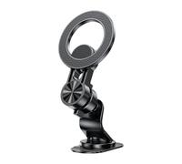 Car Phone Holder, Magnetic Mount, Dashboard Phones Bracket, Mobile Navigation Stand with Strong, Adhesive Base and Rotation for Stable Viewing, Trucks, Small Cars, Sedans, 5.12x2.4x2.52 Inches