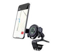 Car Phone Holder, Universal Dash Mount, Strong Grip Navigation Stand with Anti Slip Design, Heavy Duty Vehicle Mount, Rotating Display Bracket with Compact Build, GPS Support Accessory for Rider