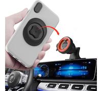 Car Phone Holder Without Magnet To Stick To Dashboard,Universal 360° Rotatable Holder With Ultra-Lock And Ultra Strong Vhb Adhesive,Compatible With Iphone/Google[C-1st Gen.]
