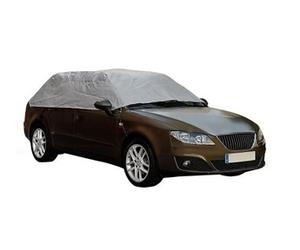 Car Plus couverture de toit de la voiture pour la taille de S 233 x 147 x 51 cm d'argent