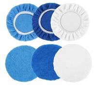 Car Polisher Buffing Pads,Microfiber Polishing Pads For Car Paint Maintenance And Furniture Polishing,6 Pack 11.5