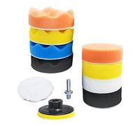 Car Polishing Pad Kit, Polishing Wheel with Drill Adapter, Car Polishing Sponge Pads, Wool Polishing Pads, Car Waxing Pad Set, Polishing Pads for Car, Car Sanding and Polishing Pads