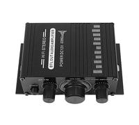 Car Power Amplifier Channel 12V Stereo Amplifier with Premium Music Quality Circuit Guard for Car Systems Aluminum Construction Easy Installation Compact Des