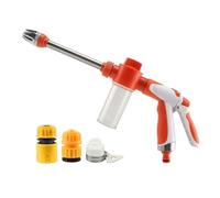 Car Power Washer - Adjustable Spray Foam Bottle, Ergonomic Handheld Cleaning Wand, Durable Stainless Steel Water Sprayers, Automotive High Pressure Washing Tools - for Trucks Yard Garden SUV RV