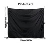 Car Privacy Drapes, Window Cover, Large 7.5x6 Ft Black Reusable, Portable Changing Screen for Travel, Commuting, Family Outings, Road Trips, SUV Van Sedan Passenger Protection, Vehicle