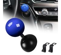 Car Push to Start Button Rocker, Car One Button Start Lever Car Engine Start Stop Button Joystick Full Metal Ball-bar, Push to Start Button Cover (bleu)
