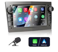 Car Radio for Opel Zafira Corsa Vivaro Vectra Antara Antara Sigum Combo Astra Meriva Compatible Carplay Android Auto, 7 inch Touchscreen with Bluetooth/FM/Am/USB/DPS/RDS/Radio - Gray
