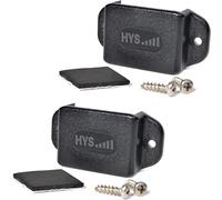 Car Radio Mounts-Compatible with Motorola Yaesu Midland,Each Walkie Talkie with Back Clip (2 Pieces,Black)
