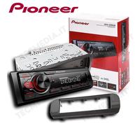 Car Radio Pioneer MVH-330DAB 1DIN Bluetooth + Panneau pour Fiat Panda 2012