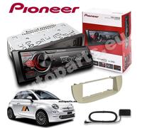 Car Radio Pioneer MVH-330DAB Bluetooth Kit D'Installation pour Fiat 500 Du 2007