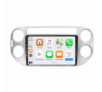Car Radio Système de Navigation GPS pour Volkswagen VW Tiguan 5N 2007-2016 Carplay & Android Auto sans Fil | Bluetooth 5.0 | Commande Vocale Compatible Caméra de, 8 Nuclear 8G+256G
