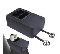 Car Rear Seat Armrest - 14.37x9.64x5.51inch Armrest Box Booster Pad, Car Armrestt Cushion, Automotive Interior Storage Organizer, Second Row Rear Central Armrestt Box,for SUV Truck Sedan And Vehicl