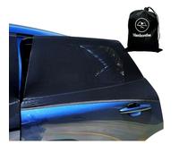 Car Rear Side Window Sunshade-2 Pack,Screen Car Camping Trip,Breathable Soft Nylon Sock stly,Double Layer Privacy Protection,Durable Elastic Mesh Car Covers Universal fit Most(99%)(Max43.5 * 32.5")