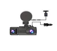 Car Rear View Camera Caméra Embarquée 3 Canaux WiFi DVR 1080P 3 Objectifs pour Véhicule Enregistreur Vidéo Trois Voies(64G)