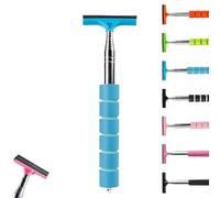 Car Rearview Mirror Wiper, Mini Wiper for Car Side Mirrors, Telescoping Side Mirror Squeegee, Portable Cars Windows Water Removal for Rainy Foggy Weather Cars Accessories (Style B-Blue)