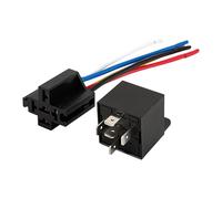 Car Relay, Car 5 Pin Socket Relay, 40a Waterproof, Interactive Sockets, Heavy Duty Conversion Start Dc for Auto, Truck, Van, Automotive Converter Electrical