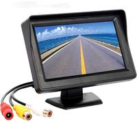 Car Reversing Monitor Screen For Parking Backup Camera,Digital Color Tft Lcd Monitor 12-24v 4.3 Inch Hd For Car Bus Truck Trailer