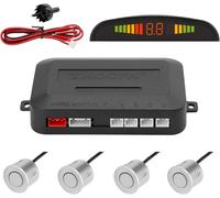 Car Reversing Radar-4 Parking Sensors + Led Display + Alarm + Extension Lead + Drill Bit.[J7]