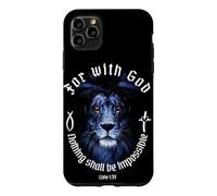 Car Rien ne Sera Impossible à Dieu Luc 1:37 La Foi Coque pour iPhone 11 Pro Max