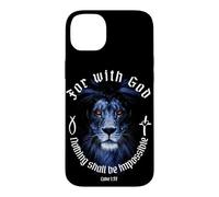 Car Rien ne Sera Impossible à Dieu Luc 1:37 La Foi Coque pour iPhone 14 Plus