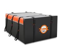 Car Roof Cargo Cargo Carrier 20 Cubic Waterproof Rooftop Cargo Cargo Bag for Top of Vehicle Soft Shell Roof Bag with Storage Carrying Bag and 8 Reinforced Straps for All Cars