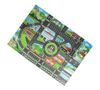 Car Rugs for Kids - Educational Road Rug Play Mat, 33x22 inch City Street Design Carpet, Soft and Durable, Non-Slip Backing | Fun Activity Playmat Toy Cars, Trucks, Room Floor Learning