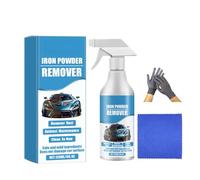 Car Rust & Iron Particle Remover Spray, Fast-Acting Metal Surface Cleaner, Heavy Duty Rust Dissolver, Fast Acting Rust Remover Spray for Cars, Chains, Stainless Steel, Multi-Surface Cleaner (1)