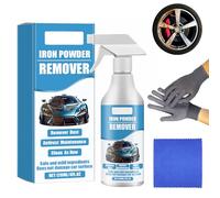 Car Rust & Iron Particle Remover Spray, Iron Powder Remover, Heavy Duty Alloy Wheel Cleaner, Irons Fallout Removers for Removing Rust And From Cars, Metal Tools Rusts Dissolver (1)