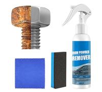 Car Rust Remover Spray, Spray Antirouille Instantané, Iron Powder Remover, Convertisseur de Rouille Spray, Multifunctional Car Rust Removal Spray, 100ml Décapant de Rouille for Metals, Car Parts