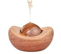 Car Scent Diffuser, Ancient Coin Air Freshener, Flameless Scent Dispenser for Truck Home Desk Decoration Use, Long Lasting Wood Fragrance Holder with Elegant Traditional Design