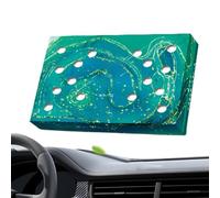 Car Scents Air Freshener, Odor Eliminator Diffuser, Long-Lasting Natural Fragrance, Cool Freshing Design with Purifier Accessory for Home, Truck, Auto, Room, Blue Green and Yellow