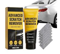 Car Scratch Remover, 100g Paint Repair Compound With Cleaning Cloths, Car Paint Scratch Remover For Auto Vehicle Truck SUV RV Sedan Motorcycle Scuff Swirl Oxidation Detailing Restoration And Shine Use