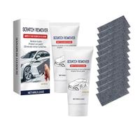 Car Scratch Remover Kit with Repair Cloth & Paste, Paint Scratch Repair for Vehicles, Auto Scratchs Remover for Cars Safe Easy Paint Restorer (2 PCS)