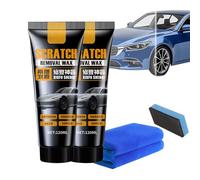 Car Scratch Remover Wax, 2026 Vehicle Scratch Repair Paste, Universal Car Scratch Removal Kit with Wipe and Sponge (2pcs)
