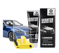 Car Scratch Remover Wax, Universal Scratch Repair Paste for Vehicles, 4 Fl Oz with Sponge & Cloth, Premium Polishing Compound for Auto Paint (1 set)