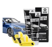 Car Scratch Remover Wax, Universal Scratch Repair Paste for Vehicles, 4 Fl Oz with Sponge & Cloth, Premium Polishing Compound for Auto Paint (2 set)