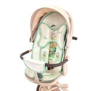 Car Seat Cooler Pad, Ice Silk Breathable Cushion, Cute Cartoon Design, Non-Slip Backing, Adjustable Straps, Cool and Comfortable, for Baby Strollers & Kids Safety Seats, 112×43 cm